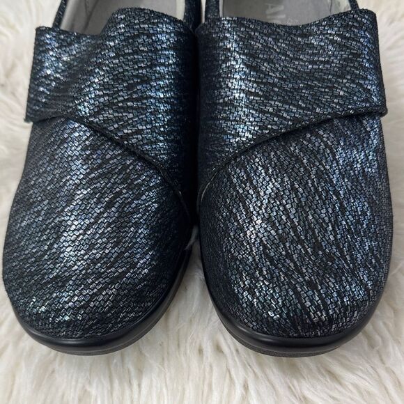 Alegria Women’s Blue Metallic Comfortable Shoes Size 39 - Picture 5 of 9